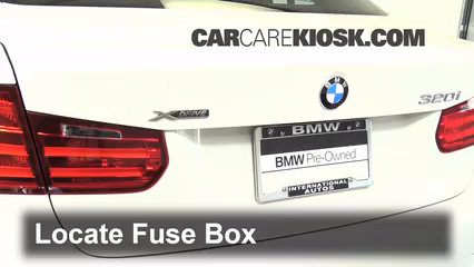 Interior Fuse Box Location: 2012-2016 BMW 320i - 2014 BMW 320i 2.0L 4